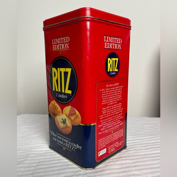 1987 Ritz Cracker Tin - Picture 8 of 13